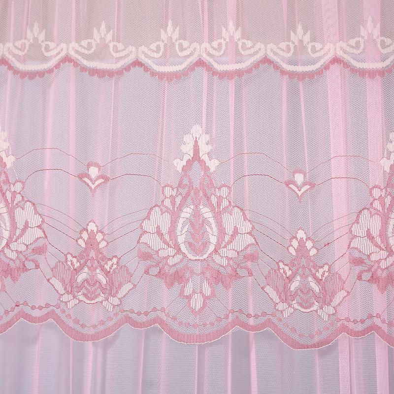 Rural Door Curtain Household Lace Anti-mosquito and Fly Bedroom Double-layer Screen Curtain No punch-free partition