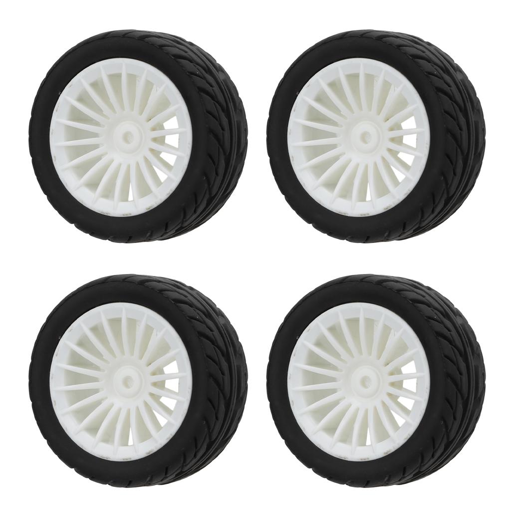 4Pcs Rubber Tire Strong Grip Powerful Buffering Racing Car Tires for UD1601 UD1602 UD1603 UD1604 UD1607 SG1603 SG1604