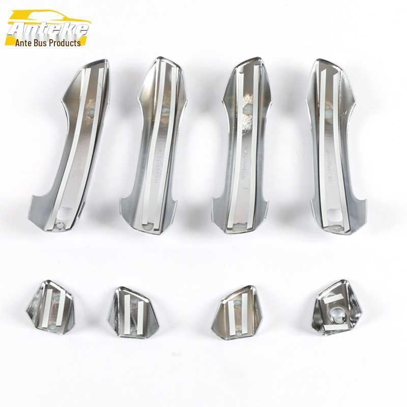 Yuan Handtag Ljusrand Dörrhandtag Armstöd Dekorativ Klistermärke för Bilar