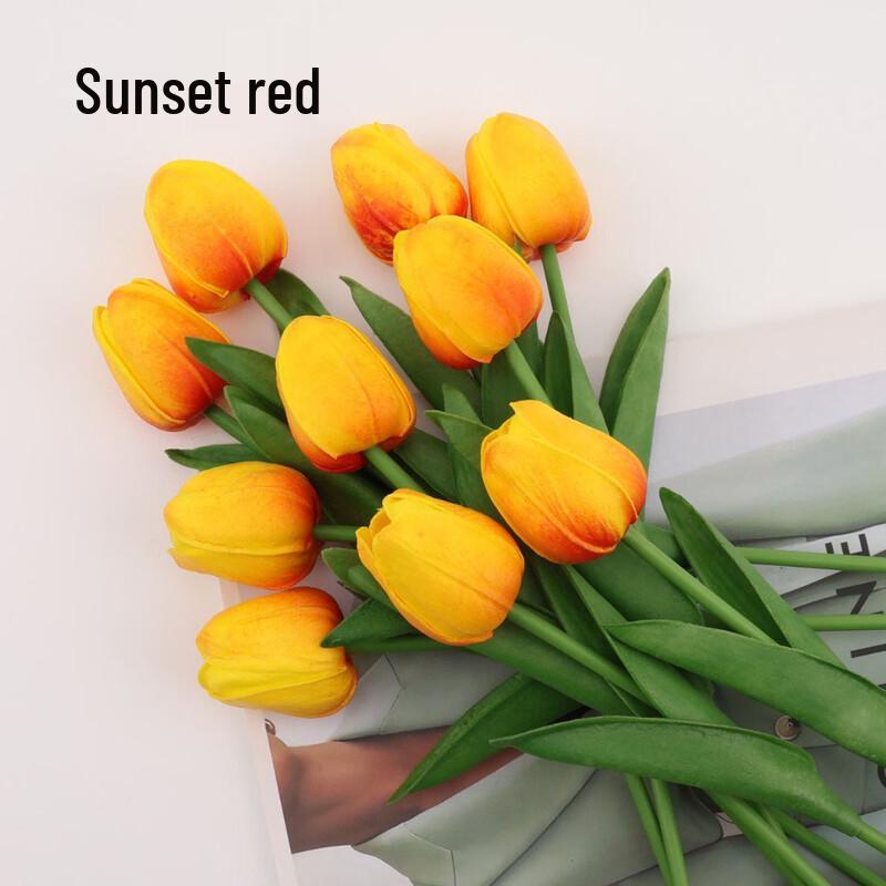 Искусственный цветок тюльпана KAPABEAR Декор