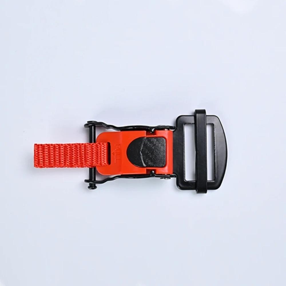 6 Gear Adjustment Bike Helmet Clip Black/Red Helmet Accessories  for Scooter Bicycle Accessories