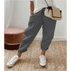 HNXC Women's Fashion Casual Solid Color Print Pants & Capris Classic Exquisite