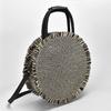 Straw rattan bags handmade fabric totes shoulder crossbody bags large summer beach bag