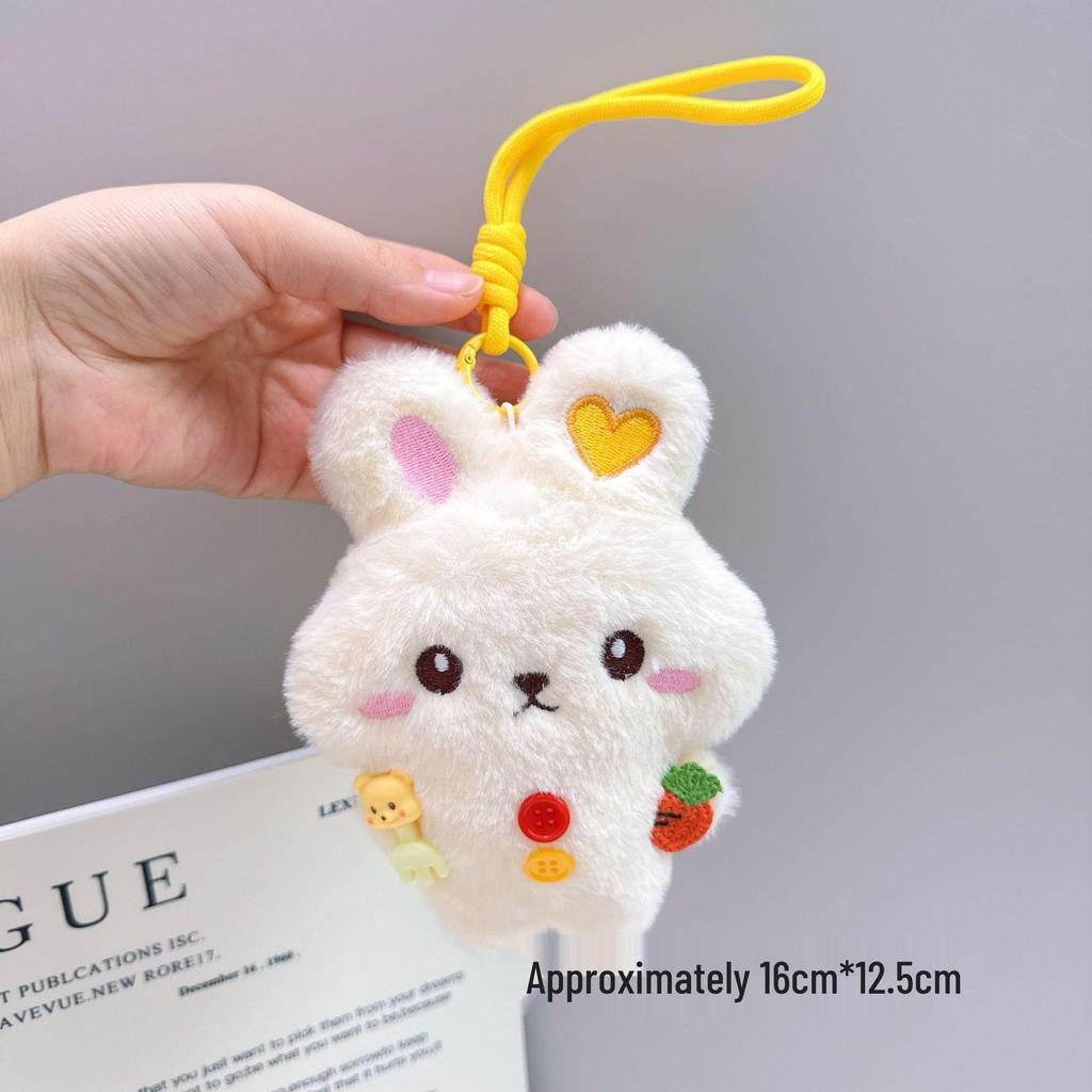 Plush Keychain Charm: Small Pendant Doll for Events & Street Stalls