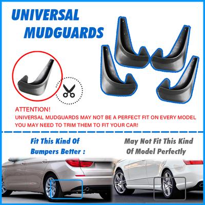 4 τμχ Universal Mud Flaps Mudflaps Splash Guards Λασπωτήρες εμπρός πίσω Για Volvo C30 S40 S60 S70 S80 V40 V50 V60 V70 XC70