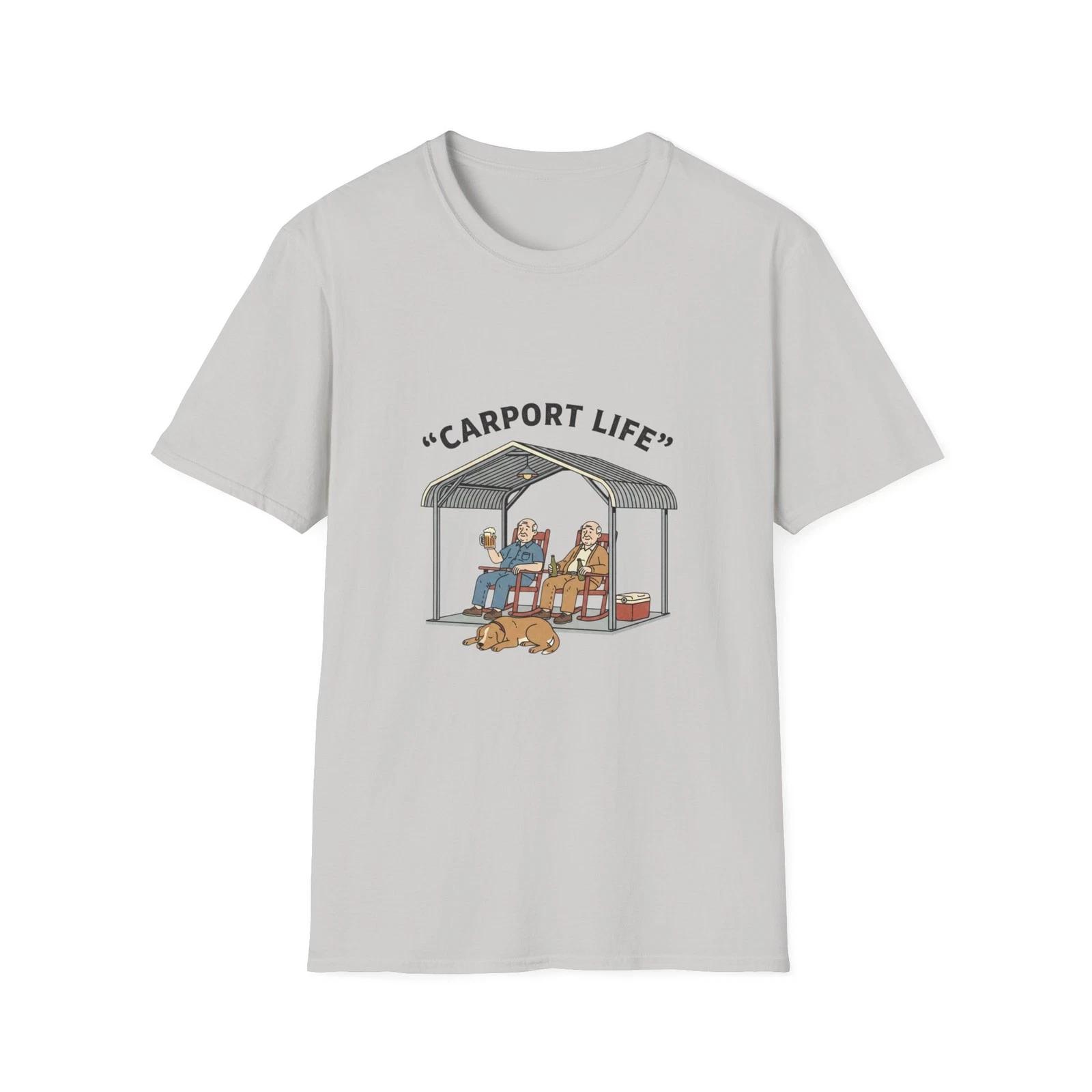 Carport Life T shirt | Americana Daily Life Design M