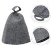 27.6*9.1inches Sauna Hat Anti Heat Felt Foldable Porosity