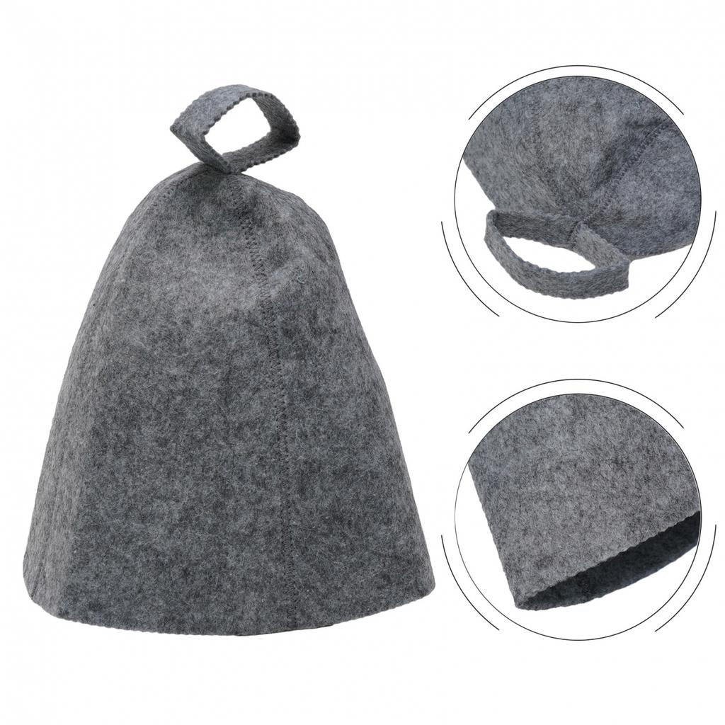 27.6*9.1inches Sauna Hat Anti Heat Felt Foldable Porosity