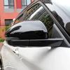 Car Side Rearview Exterior Door Mirror Strip Cover Trim For Ford Explorer -2024 Carbon Fiber Silver Chrome