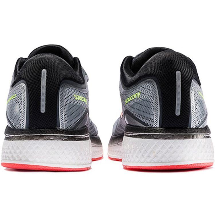 Saucony Triumph Iso 5 Comfortable Non-Slip Lightweight Low-Top Running Shoes Men sneaker White Black Orange S20462-3