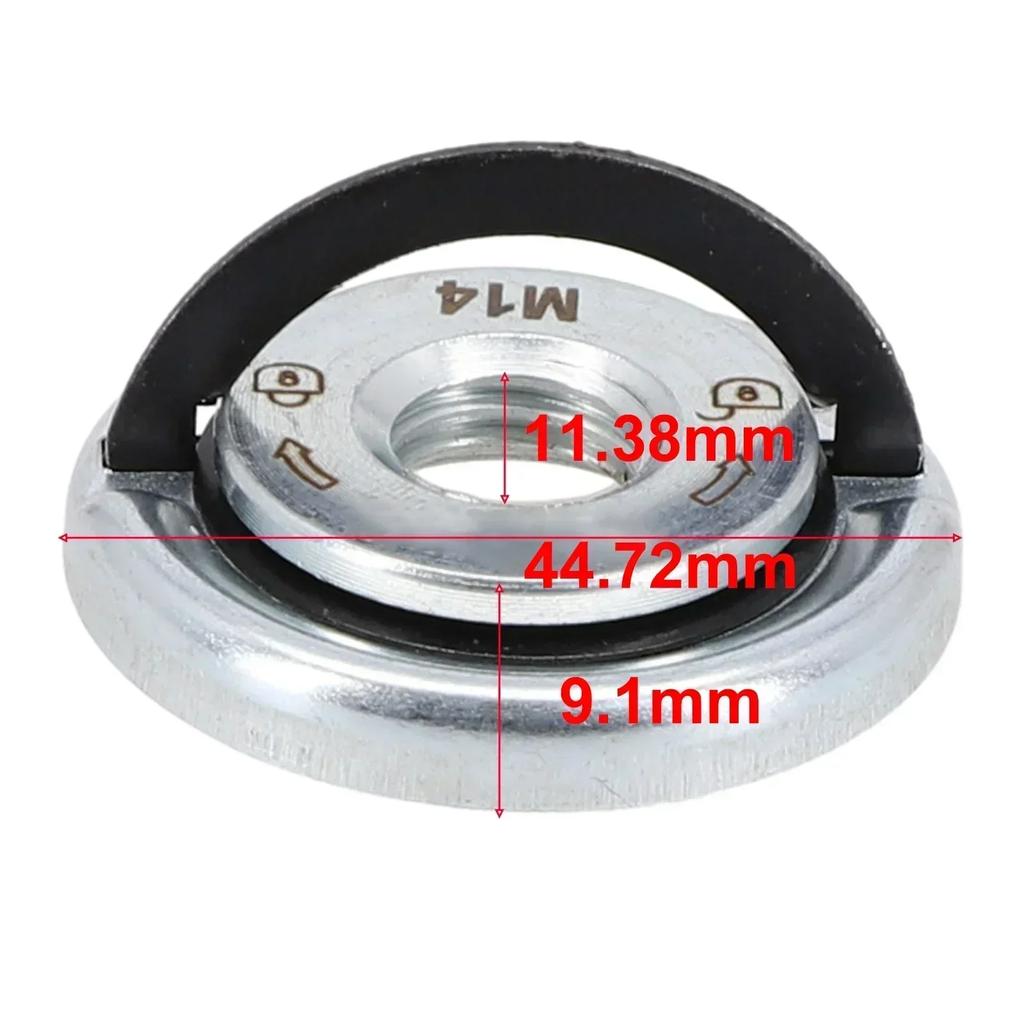 1pc Angle Grinder Quick Release Self-Locking Grinder Pressing Plate Flange Nut Power Chuck  For Angle Grinder Clamping