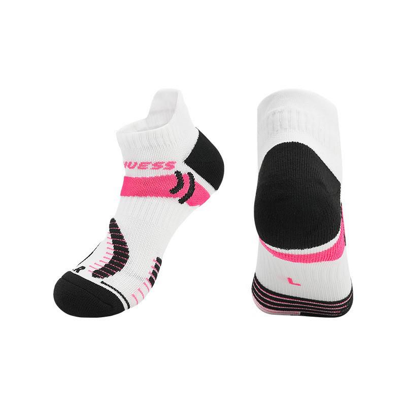 Unisex Marathon Running Socks with Thick Towel Sole - Pro Sports & Kids' Badminton Socks