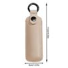 PU Leather U Disk Pouch Key Ring Holder USB Flash Drive Holder Anti-loss Keychain Case Pendrive Protective Cover Waterproof