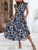 Dresses Spring And Summer Explosion Print Waist Dresses