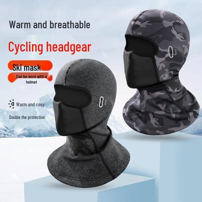 Zimní motocyklový větruodolný nákrčník a obličejová maska - Teplý, odolný proti chladu, venkovní ochrana krku