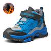 Boys' Winter Snow Boots Warm Fleece-Lined Anti-Slip Kids Boots Comfortable Warm School Children's Walking Cotton Shoes