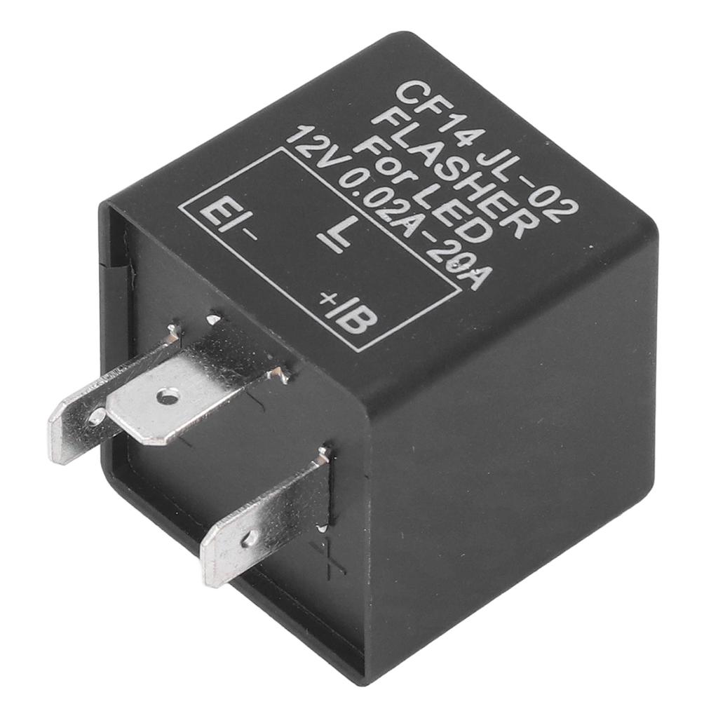 CF14 LED Blinker Relais Einstellbare Blinkfrequenz LED Blinker Relais für Auto Motorrad Yacht DC12V