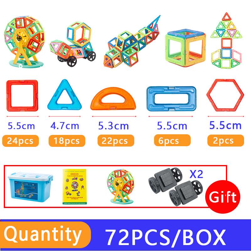 Magnetic Building Blocks for Kids - Educational and Strong Magnet Toy Set