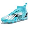 Fußballschuhe Herren und Damen High-Top Grundschüler TF Stollen Jugend AG Lange Stollen Erwachsene Rasenplatz Spiel Trainingsschuhe