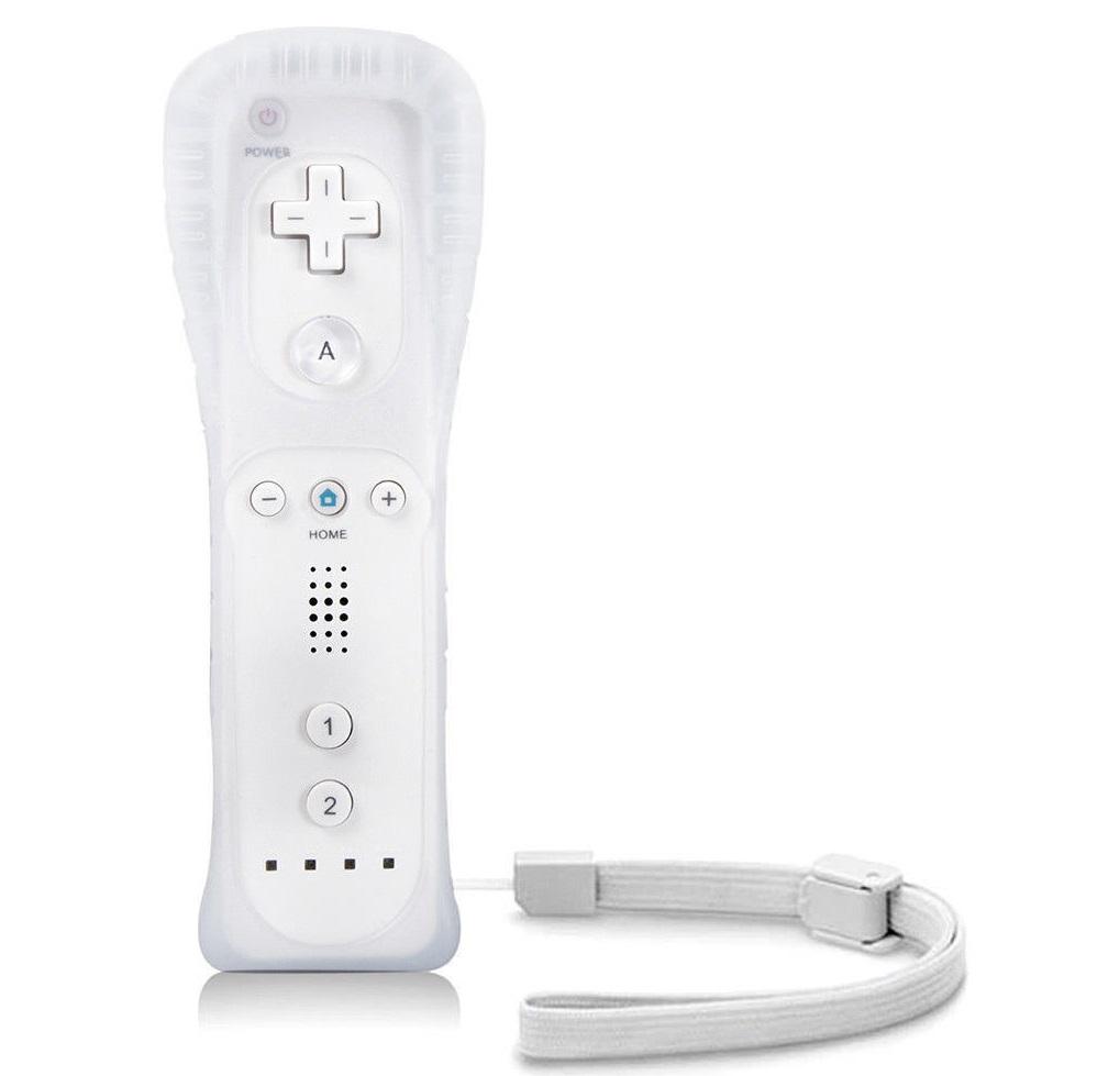 Silikon Kılıflı Wii Gamepad için Kablosuz Bluetooth Uzaktan Kumanda Hareket Sensörlü