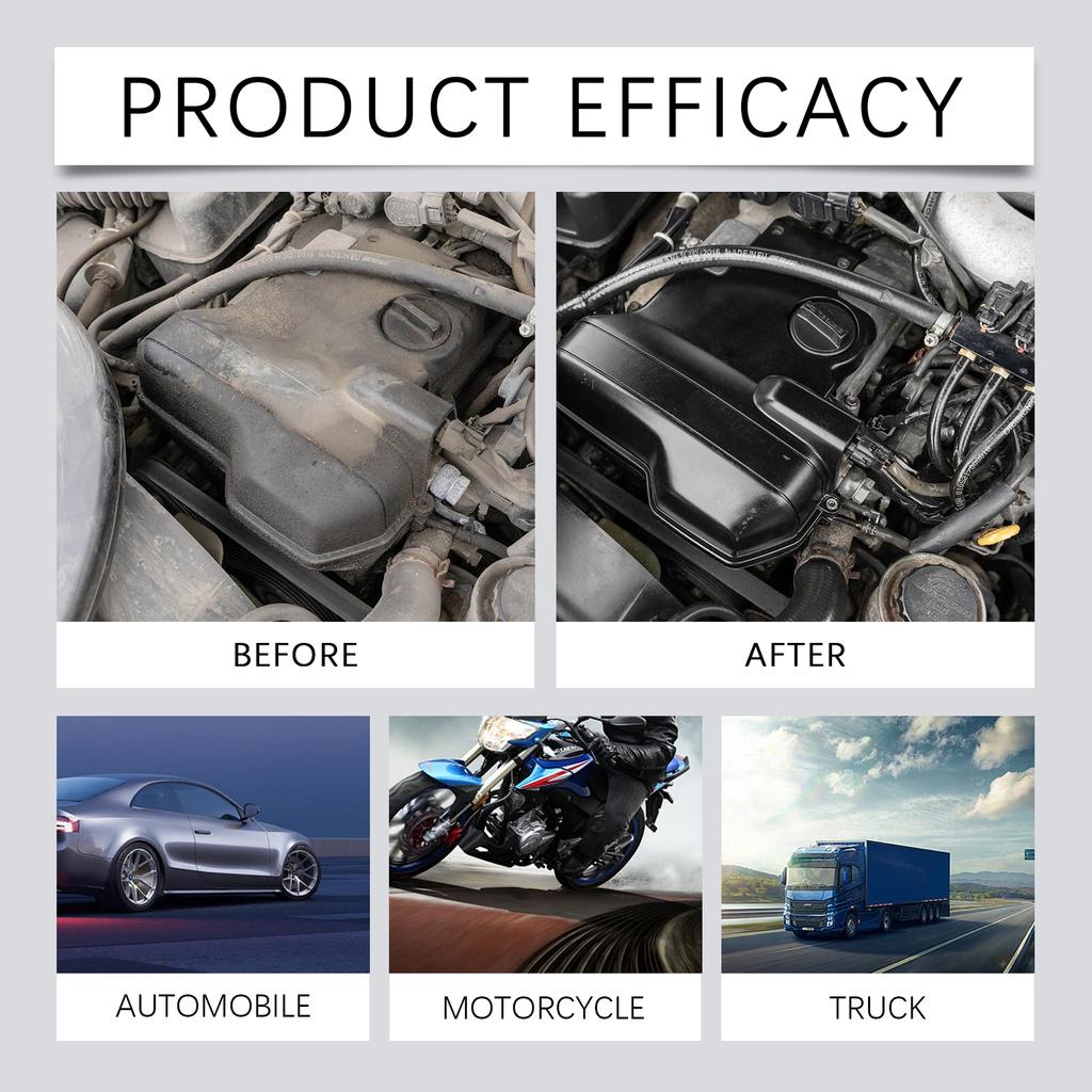 Car Engine Bay Cleaner Powerful Decontamination Cleaning Oil Dust Grease Remover Product For Engine Compartment Car Maintenance