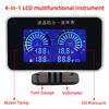 Multiple Combinations Car LCD Digital Gauge Oil Pressure Voltmeter Water Temperature Fuel Level Oil Temperature Meter For 12V