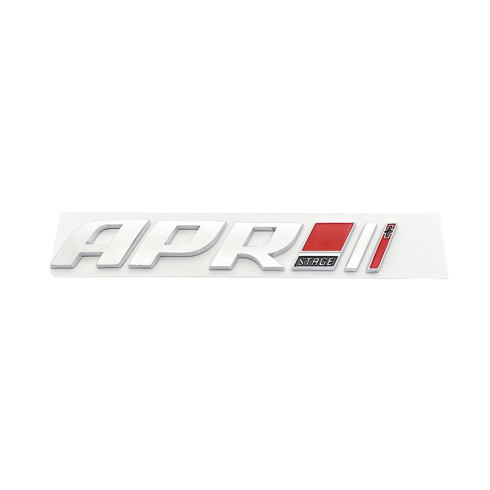 3D ABS APR Stage III 3+ Logo Badge Sticker Car Side Fender Rear Trunk Emblem Decal