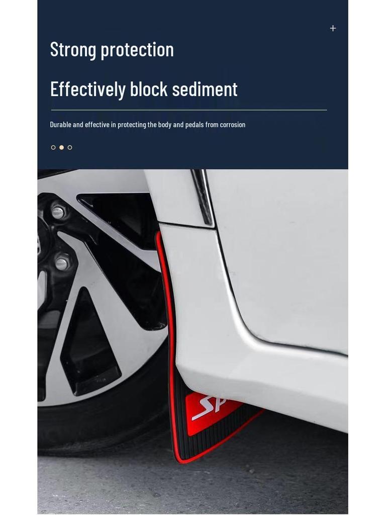 Universal Car Mudguards - Plastic Anti-Splash Tire Protectors