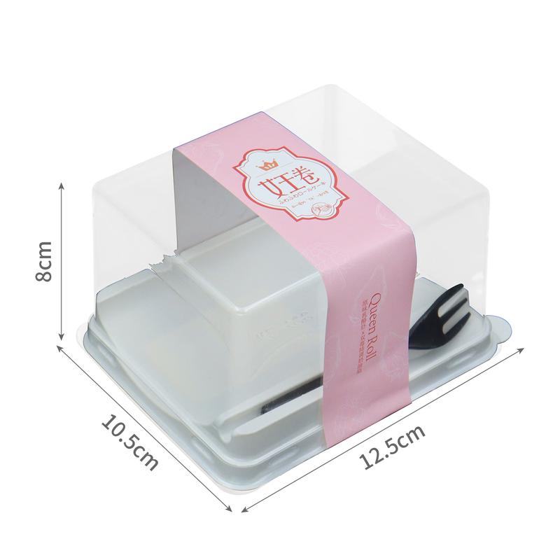 Japanese Cake Roll Transparent Pastry Box Set