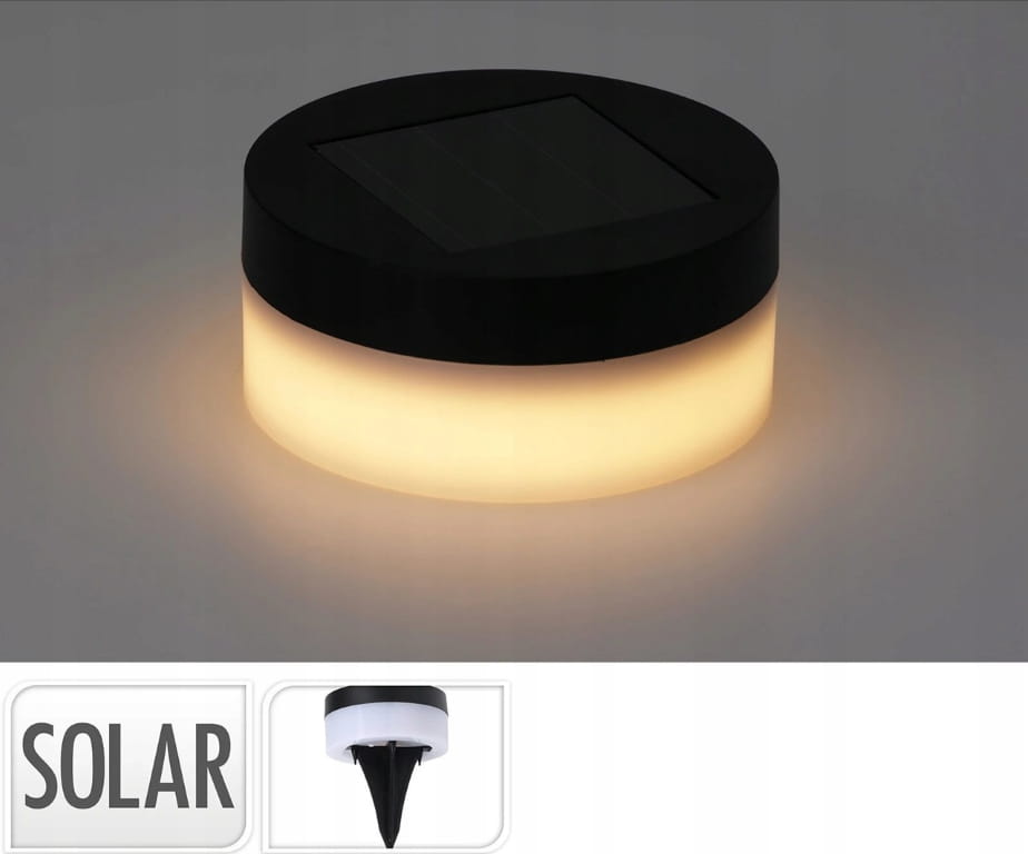 Solar garden lamp LED 12cm Warm white light waterproof