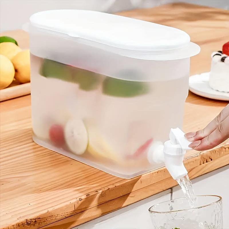 3.5L Refrigerator Cold Kettle With Faucet Lemonade Bottle Drinkware Kettle Pot Beverage Dispenser Cool Water Bucket Kitchen Tool