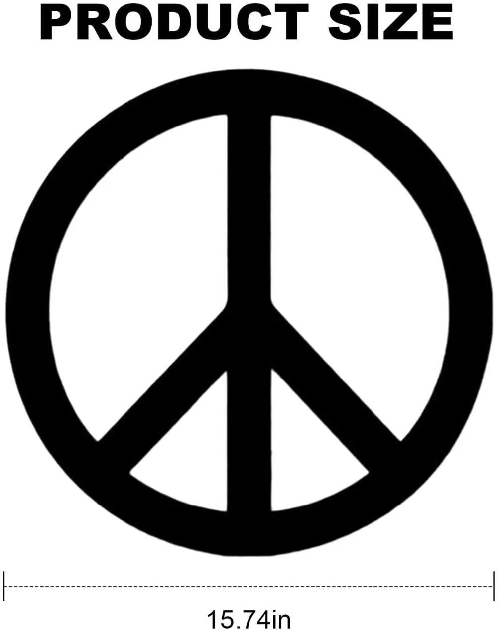 

1 шт. Металлическое настенное панно «Мир», Черная подвесная табличка, Круглая металлическая настенная скульптура, Домашний декор, Железные поделки, Настенное украшение, Наклейка на стену чёрный