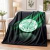 Celtic FC Printed Flannel Blanket Warm Comfort Bed Throw For Indoor Home Decoration
