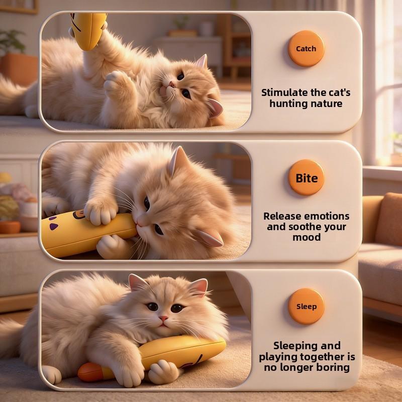 Pet Cat Mint Toy Cat Toy To Amuse Cats Hemp Cloth Fish Self-relaxing and Entertaining Cat Mint Cat Toy Small Realistic Fish