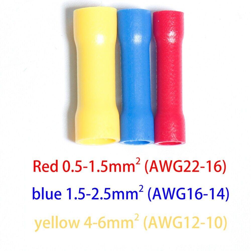 120 stücke Isolierte Elektrische draht anschlüsse Rohr Kupfer rohr terminals