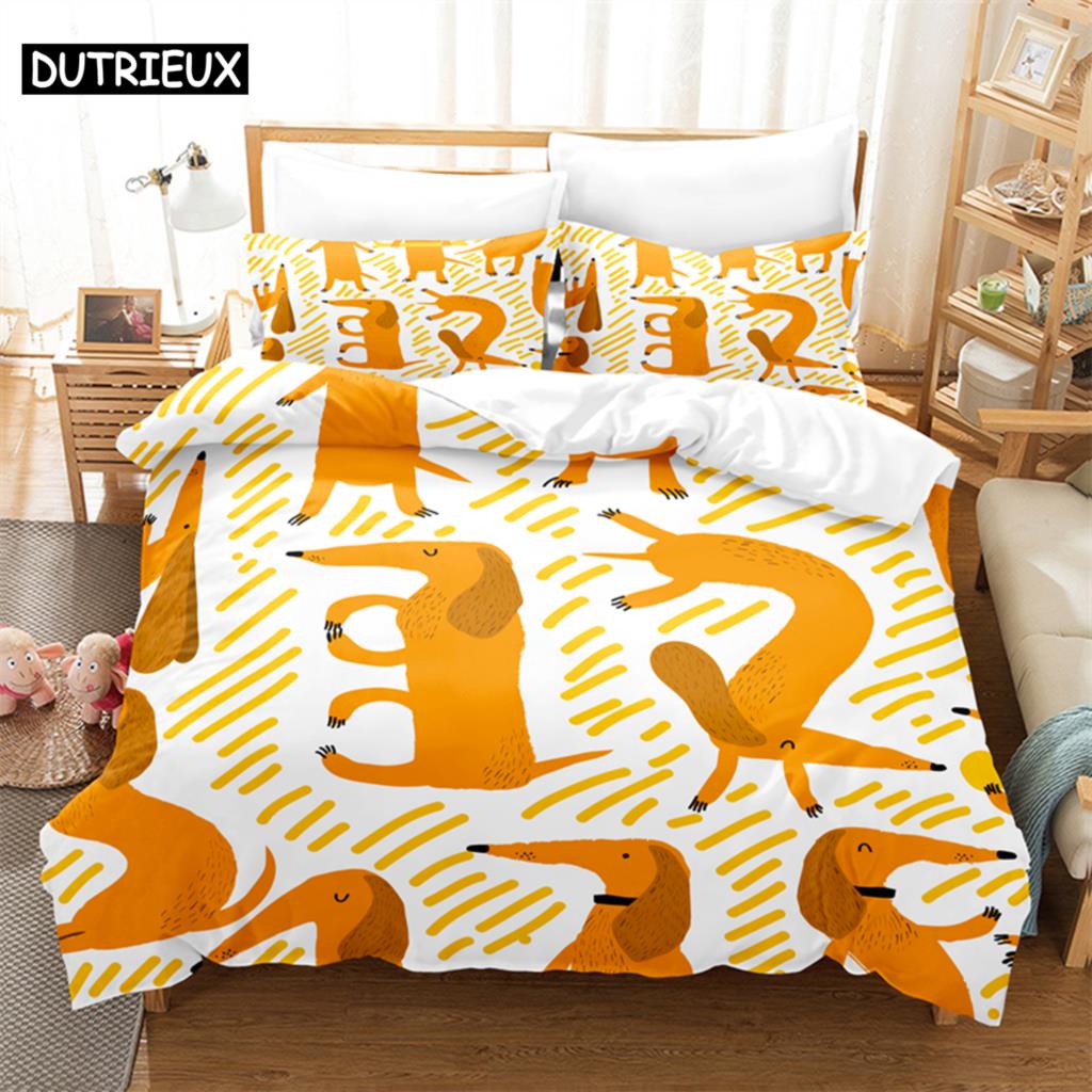 Children's Cartoon Bedding Set Duvet Cover Set 3d Bedding Digital Printing Bed Linen Queen Size Bedding Set Fashion Design