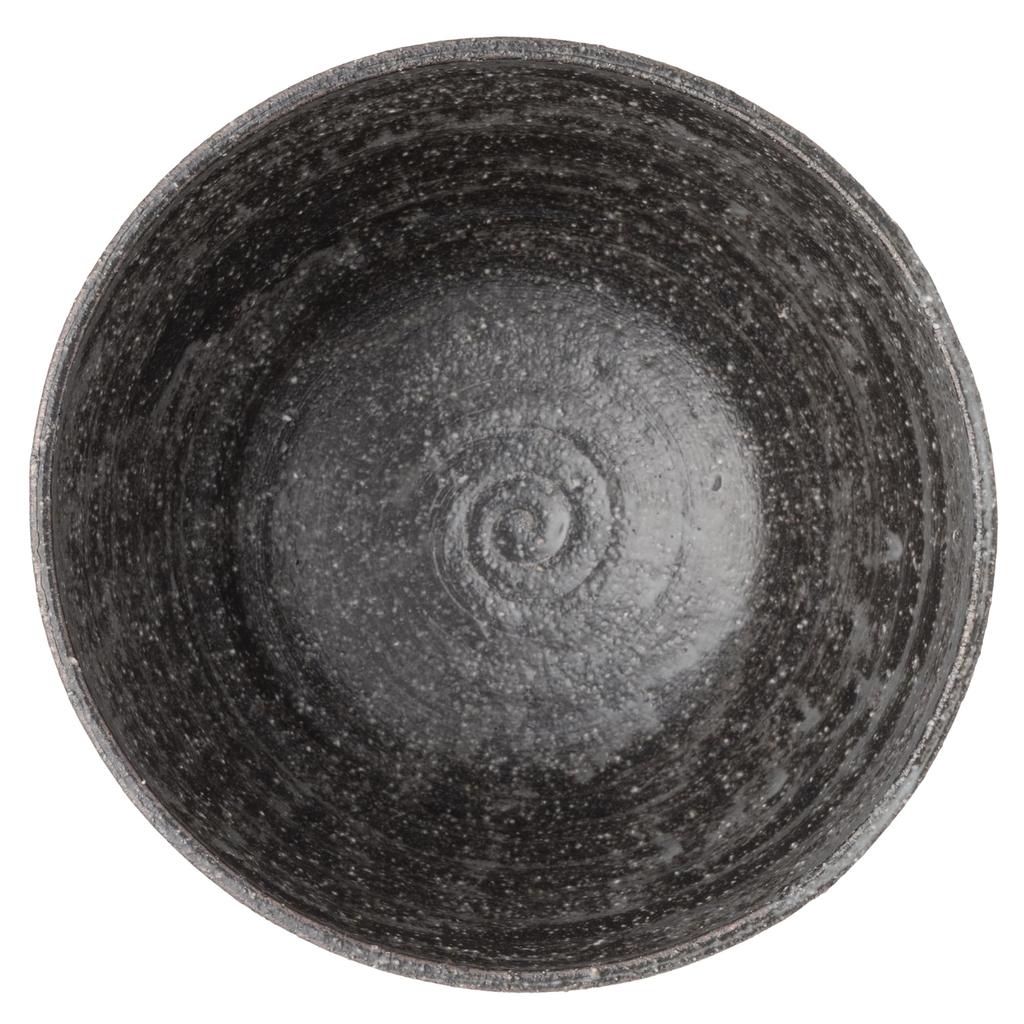 Marui Seito Shigaraki Ware Hechimon Bowl, 950ml Capacity, Black Steel, MR-3-4601