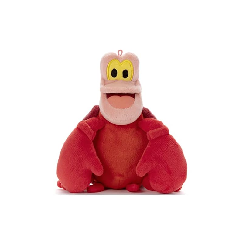 Disney Character Washable Beans Collection Sebastian Plush Toy, Approximately 14cm Tall