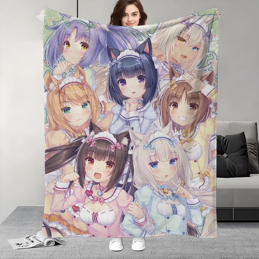 Game N-Nekopara-S Blanket Design Lightweight  For Dorms, Naps, Living Room, Office,Sofa,All-Season