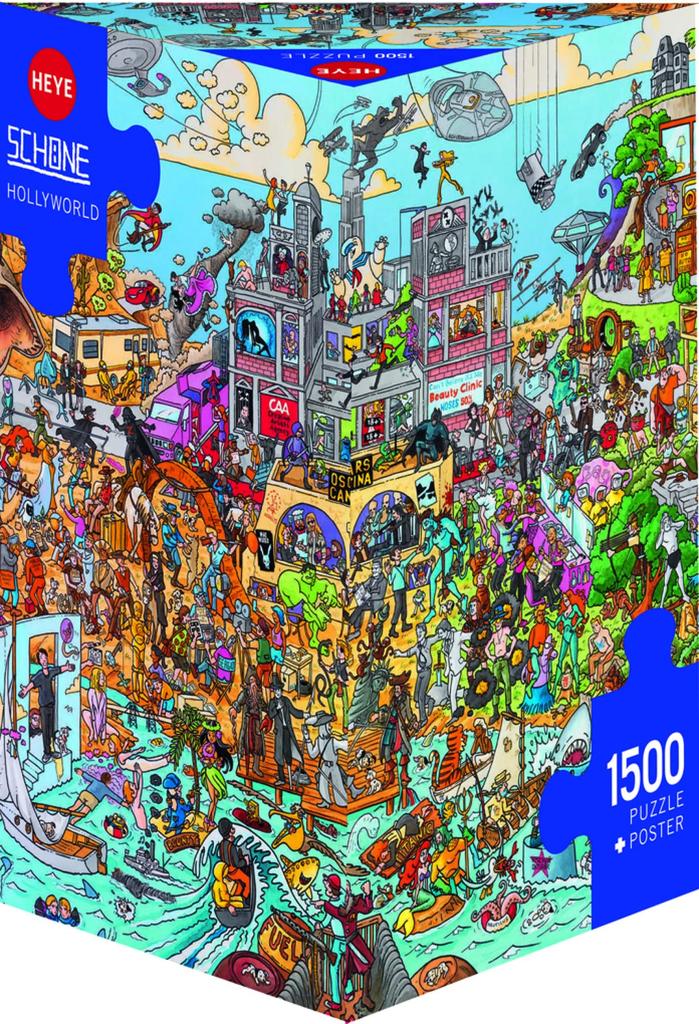 1500 Pieces HEYE Puzzle Hollyworld 29995 Schöne 60×80cm