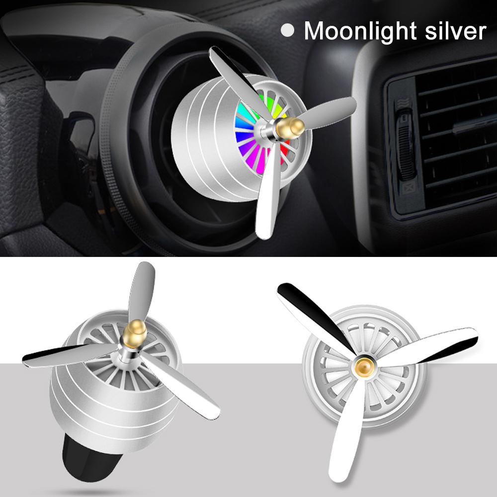 Vůně Mini LED osvěžovač vzduchu Kondicionér parfémů Slitina Auto Vent Outlet Clip Svěží vůně Aromaterapeutická atmosféra