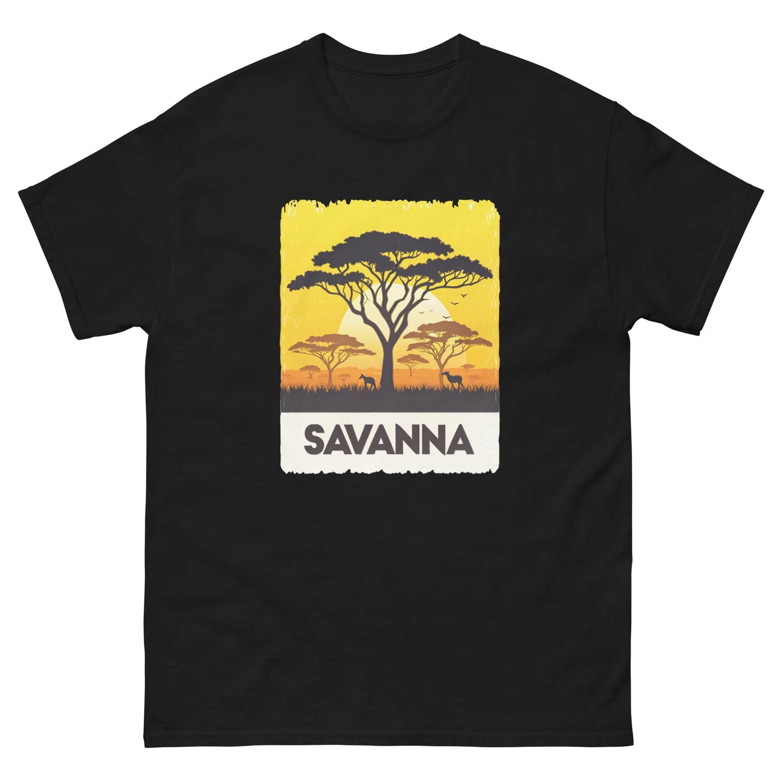 Savanna Geographical Landscape Location Scenery T-Shirt S