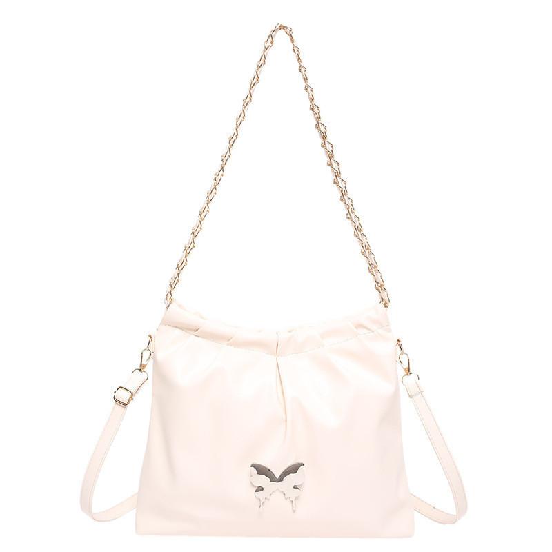 Trendy Street Style Pu Shoulder Bag For Women 2024 Summer With Bow Detail