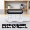 Recorder Charging Dock for NotePin S Voice Recorder ABS Desk Charging Base for Study Setups,Travel Backup Carry Charger