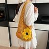 Lazy style knitted bag women's 2025 new fashion fashion travel vacation shoulder bag large capacity tote bag