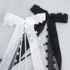 1pcs White Ribbon Bows Wedding Bowknots Ribbon DIY Gift Wrap Satin Ribbon Wedding Car Chair Vase Guest Favors Decoration