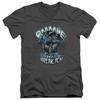 Batman Bane Will Break You Mens Slim Fit V Neck T Shirt Charcoal Officially Lice