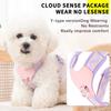 Dog vest style harness Adjustable Dog Harness Vest Anti Escape Leash Set Breathable Pet Chest Back Strap for Small Medium Large