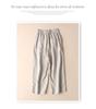 2024 Spring/Summer Women's Cotton Linen Wide-Leg Casual Nine-Point Trousers