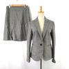 ORIHICA Knee-Length Skirt Suit Set [13R/Women XL/Gray] Full Lining(USED)